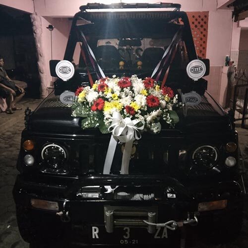 Bunga Mobil Wedding