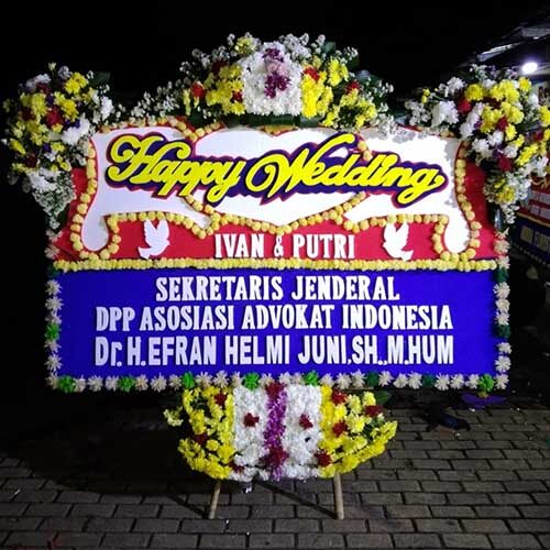 Bunga Papan Wedding
