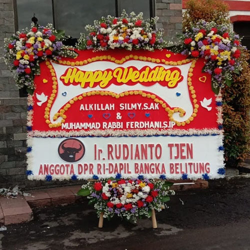 Bunga Papan Wedding